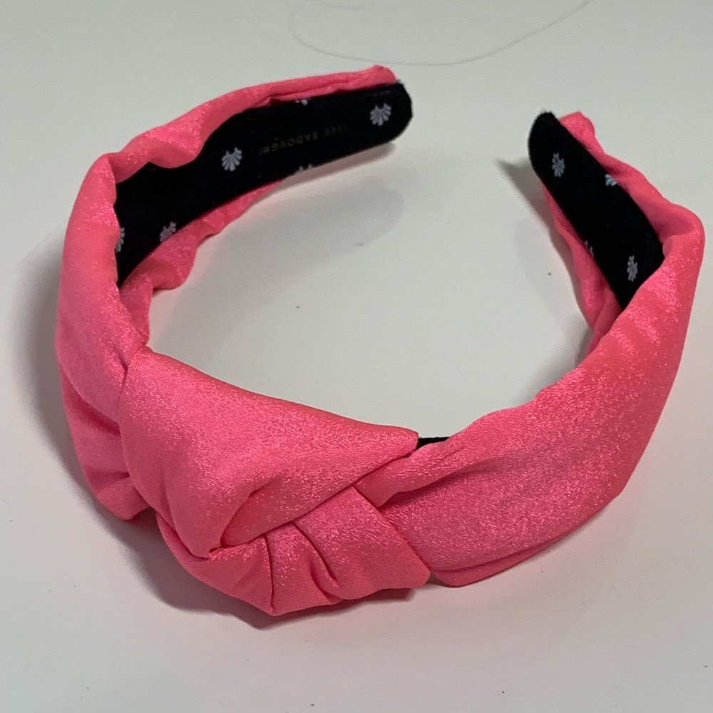 Lele Sadoughi Pink Knotted Headband